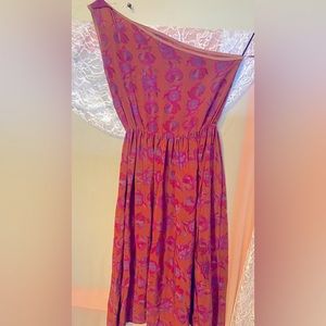 Really cut one shoulder dress